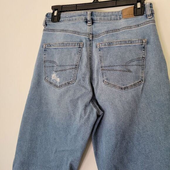 American Eagle Outfitters Mom Jeans Light Blue 4 - Picture 9 of 13